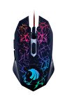 Polosmart PGM25 Kablolu Gaming Mouse & Mouse Pad Kırmızı