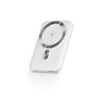 Polosmart PBS133 Magsafe Kablosuz Hızlı Taşınabilir Şarj Cihazı Powerbank 5000 mAh Beyaz