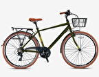 CX 100 - 26  City Bike - Unisex - 15' - 21 Vites - V.B - Bej-Siyah/Kahverengi