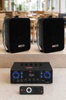 Lastvoice Black Wall Small Paket-1 Hoparlör ve Anfi Ses Sistemi Seti (1 ANFİ + 2 HOPARLÖR)