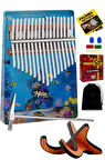 Midex KLX-640-PAK Okyanus Cam Kalimba 17 Tuşlu Full Set
