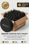 Midex BCS-400-50X Bendir Def Erbane Çantası 50'li Paket Kaliteli Siyah Kılıf (50 Adet)