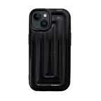 iPhone 14 Rudra Seri Labirent Desen 3D Metalik Silikon Kapak