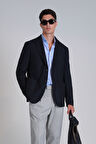 Lufian Erkek Dor Spor Slim Fit Blazer Ceket 112140204 Lacivert
