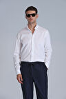 Jakob Erkek Basic Gömlek Slim Fit Beyaz