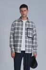 Hard Erkek Basic Gömlek Slim Fit Lacivert