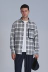 Hard Erkek Basic Gömlek Slim Fit Lacivert