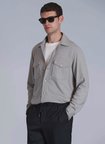 LUFIAN Slim Fit Gömlek Yaka Bej Erkek Gömlek CAMERON