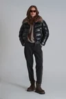 Lıly Kadın Denim Mom Fıt- Yüksek Bel Siyah