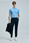 Lufian Erkek Laon Smart Polo T-Shirt 111040206 Mavi
