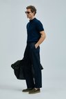 Fredıco Smart Erkek Chino Pantolon Comfort Pileli Lacivert