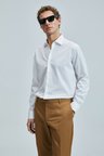 Farla Erkek Basic Gömlek Regular Fit Beyaz