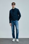 Orlando Smart Jean Erkek Pantolon Slim Fit Mavi
