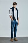 Salvator Smart Jean Erkek Pantolon Slim Fit Mavi