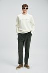 Cooper Erkek Sweatshirt Kırık Beyaz