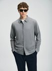 Lufian Polo Yaka Slim Fit Gri Erkek Kazak KENNY