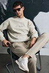 Dark Erkek Sweatshirt Ekru
