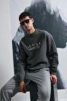 Lufian Erkek Oracle Sweatshirt 112030178 Antrasit