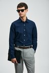 Veran Erkek Basic Gömlek Regular Fit Lacivert