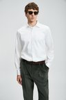 Veran Erkek Basic Gömlek Regular Fit Beyaz