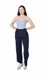 Looksense Kadın Kemerli Çift Köprülü  Pantolon 01014  