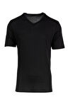 Bsm Erkek Supima Pamuk V Yaka T-shirt 41853 