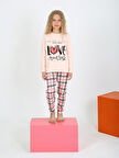 Kız Çocuk Uzun Kollu %100 Pamuklu Düğmeli Pijama Takımı Your Dreams
