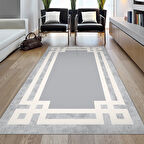 Dekoreko Kaymaz Taban Djt Salon Halısı Yıldız Deri Modern 657M