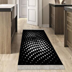 Dekoreko Kaymaz Taban Djt Mutfak Halısı Star Pamuk Saçaklı Modern 723