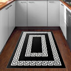 Dekoreko Kaymaz Taban Djt Mutfak Halısı Yıldız Deri Modern 650M