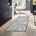 Dekoreko Kaymaz Taban Djt Mutfak Halısı Yıldız Deri Modern Mu118