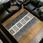 Dekoreko Kaymaz Taban Djt Salon Halısı Star Pamuk İskandinav M1282