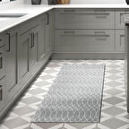 Dekoreko Kaymaz Taban Djt Mutfak Halısı Trend İskandinav F5084