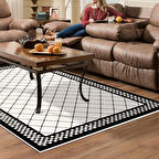 Dekoreko Kaymaz Taban Djt Salon Halısı Star Pamuk Modern 603M