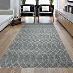 Dekoreko Kaymaz Taban Djt Salon Halısı Yıldız Deri İskandinav F5084