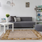 Dekoreko Kaymaz Taban Djt Salon Halısı Star Pamuk Modern 691M