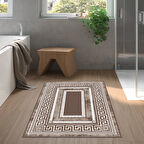Dekoreko Kaymaz Taban Djt Banyo Halısı Trend Modern 651M