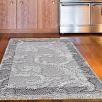 Dekoreko Kaymaz Taban Djt Mutfak Halısı Star Pamuk Saçaklı Modern 1314