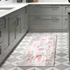 Dekoreko Kaymaz Taban Djt Mutfak Halısı Star Pamuk Modern F5138