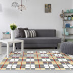 Dekoreko Kaymaz Taban Djt Salon Halısı Star Pamuk Saçaklı Modern 750