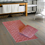 Welsoft Zigzag Bambo Klozet Takimi 2 Pcs