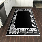 Dekoreko Kaymaz Taban Djt Mutfak Halısı Yıldız Deri Modern Kt494