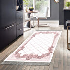 Dekoreko Kaymaz Taban Djt Mutfak Halısı Star Pamuk Saçaklı Modern 748