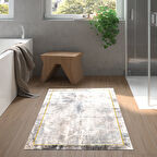 Dekoreko Kaymaz Taban Djt Banyo Halısı Trend Modern M12271