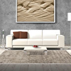 Dekoreko Kaymaz Taban Djt Salon Halısı Yıldız Deri Modern Mu134