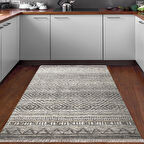 Dekoreko Kaymaz Taban Djt Mutfak Halısı Trend Saçaklı İskandinav F5087