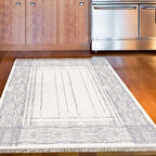 Dekoreko Kaymaz Taban Djt Mutfak Halısı Trend Saçaklı Modern M5076