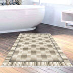 Dekoreko Kaymaz Taban Djt Banyo Halısı Star Pamuk Saçaklı Modern 1913