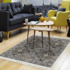 Dekoreko Kaymaz Taban Djt Salon Halısı Star Pamuk Saçaklı Modern 659M