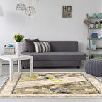 Dekoreko Kaymaz Taban Djt Salon Halısı Yıldız Deri Modern 729